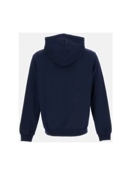 Bluza z kapturem A.p.c. niebieska