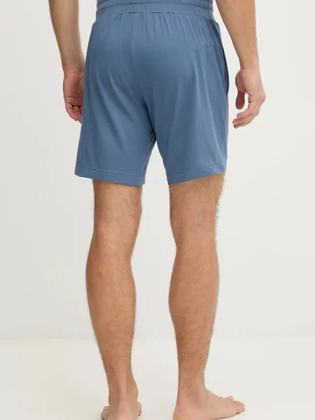 HUGO pyžamové šortky pánske s bavlnou Laze Shorts CW modrá