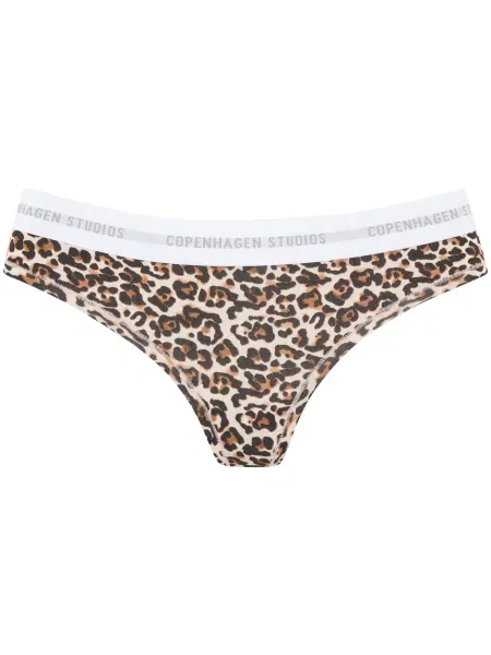 Copenhagen Studios Tanga crem / maro / murdar alb