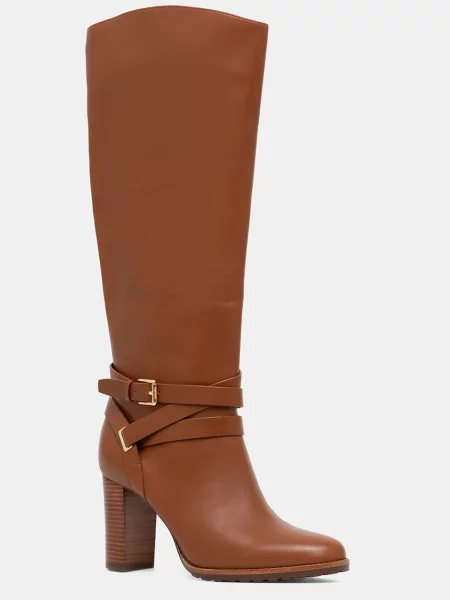 Lauren Ralph Lauren ghete de piele Cllns Tl Hl maro