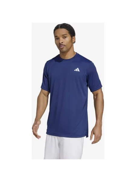 Koszulka z krótkim rękawem damska adidas Club Tennis Climacool ciemnoniebieska S niebieska