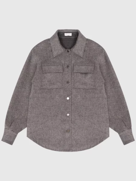 Детская куртка Brunello Cucinelli серая
