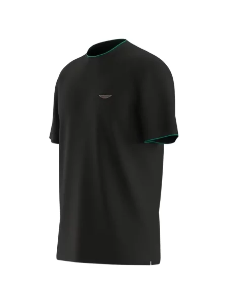 Tricou Boss cu autograf negru