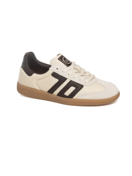 Sneakersy Back70 skórzane beżowe