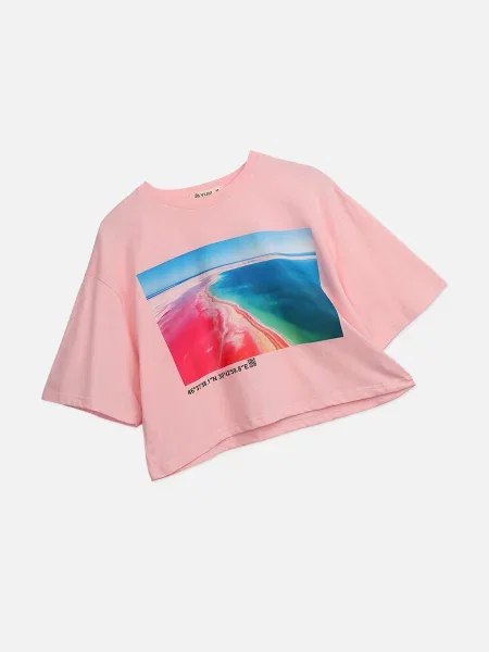 Футболка YUKI рожевий