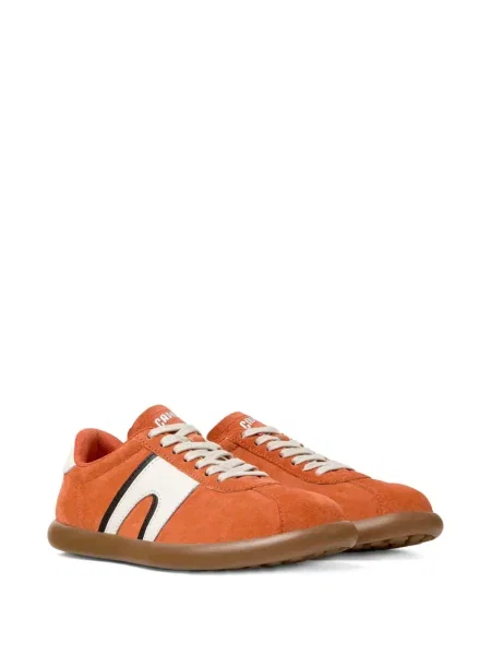 Sneakerși Camper din piele portocaliu