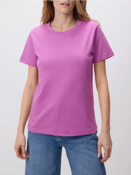 Reserved Tricou din violet-orhidee violet