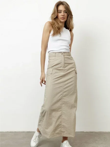 HARVEST Nicole Спідниця максі бежевий