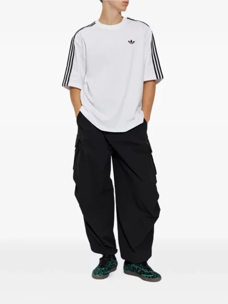 Μικρός φλοράλ φόρεμα Adidas με κέντημα γκρι