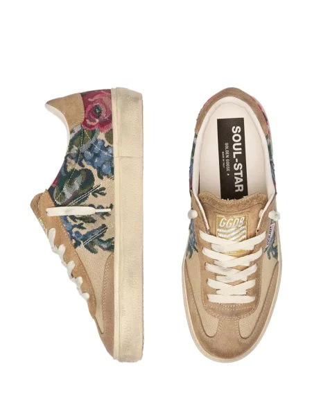 Gėlėtos sportbačiai Golden Goose auksinė