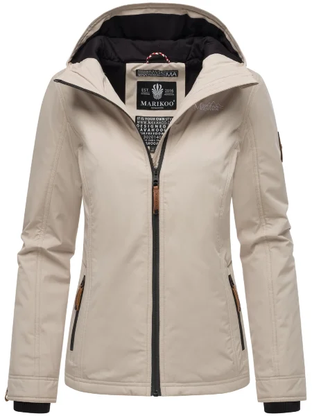 MARIKOO Geacă de primăvară-toamnă Brombeere' bej