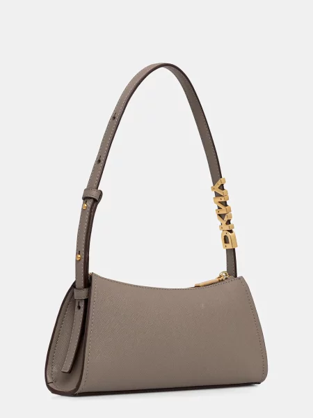 Шкіряна сумочка Dkny чорний