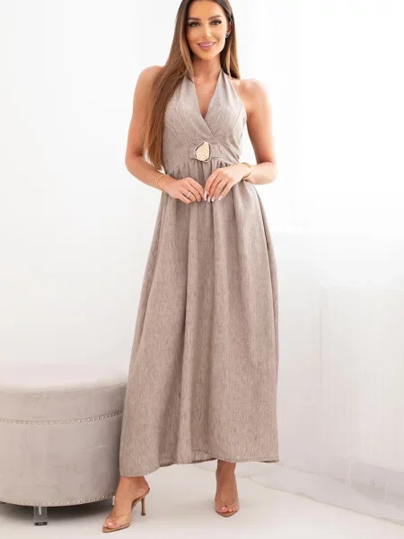 Rochie maxi Kesi Włoski cu cataramă