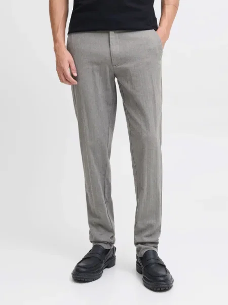 JACK & JONES Hlače JPSTMARCO BOWIE pegasto siva