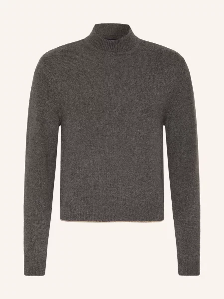 Jacquemus Kašmírový Svetr La Maille Cachemire tmavě šedá