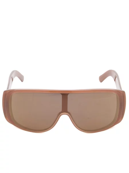 Maison Margiela okulary przeciwsłoneczne MARGIELA MASK BROWN brązowe
