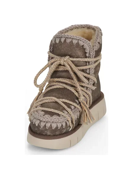 Botine Mou din piele maro