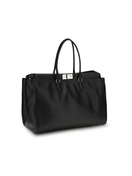 Torba Fendi Peekaboo skórzana czarna