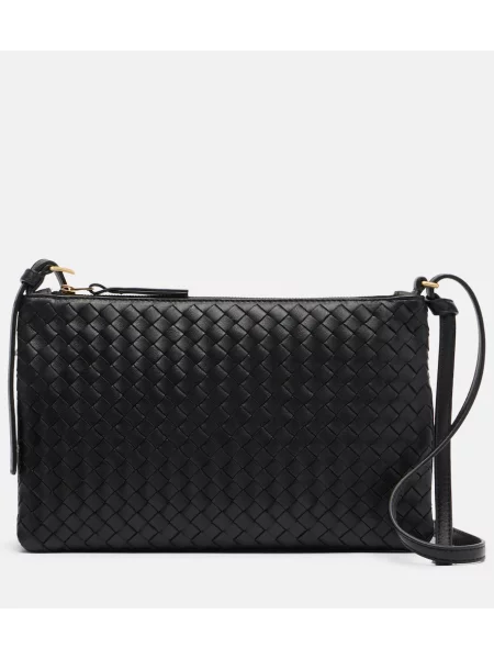Geanta crossbody Bottega Veneta negru