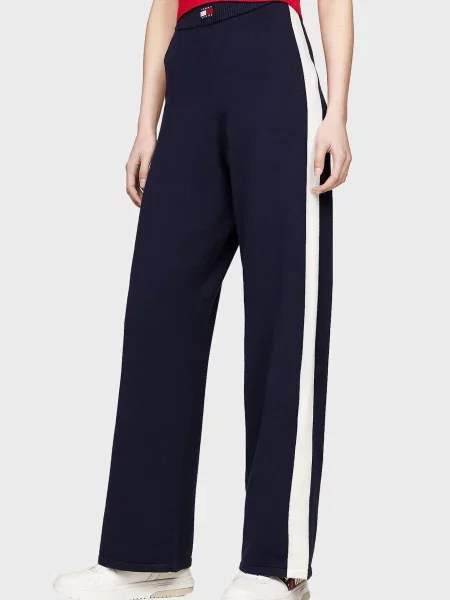 Смугасті штани Tommy Jeans сині