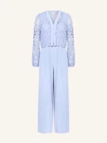 Phase Eight Zestaw Winona: Kombinezon I Kurtka Z Koronki Ażurowej blau