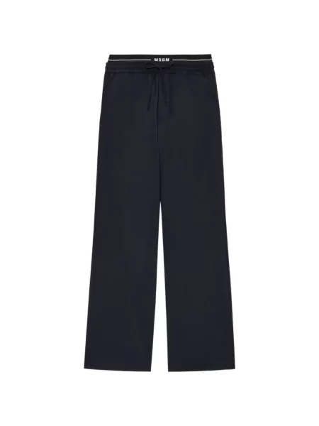 Běžecké stahovací šňůrka kalhoty Msgm modré