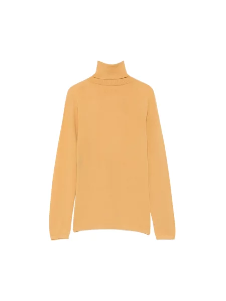 Sweter z golfem D.exterior żółty