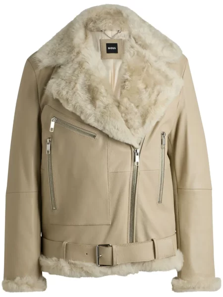 Kurtka skórzana Boss