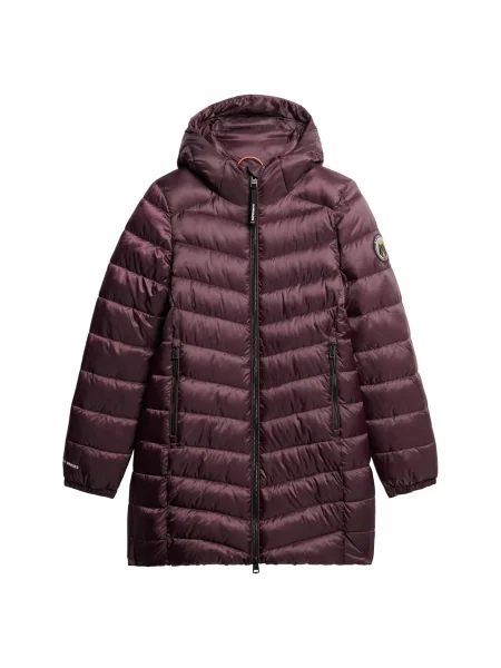 Superdry & Co Palton de iarnă Fuji mov mură alb