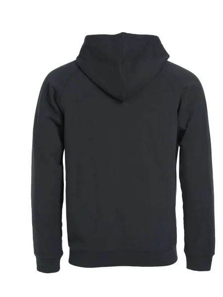 Clique Classic Hoody – bluza z kapturem z kontrastową siatką – black czarna