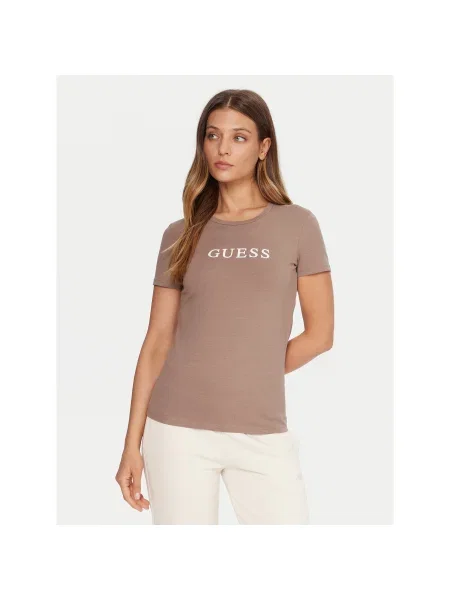 Guess Póló Regular Fit bézs
