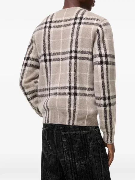 Pulover Burberry din cașmir în carouri
