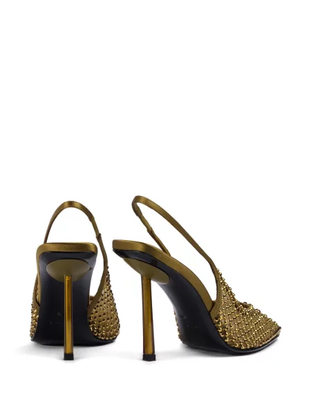 Pantofi cu toc Le Silla slingback verde