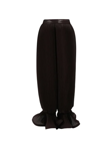 Pantaloni Rowen Rose plisate roz