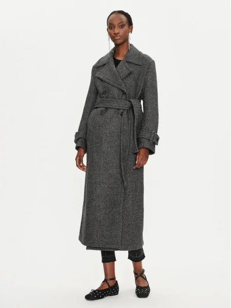 PINKO Palton de lână Calice gri