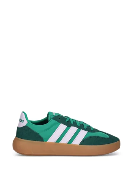 Pantaloni Adidas cu dungi alergare cu broderie albastru