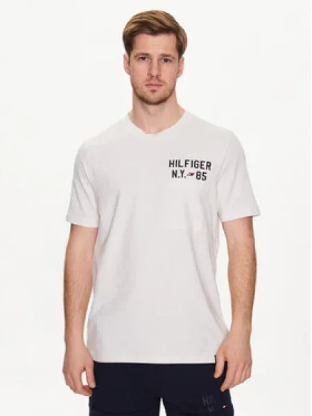 Pánske tričko Tommy Hilfiger Graphic Tee beige béžová