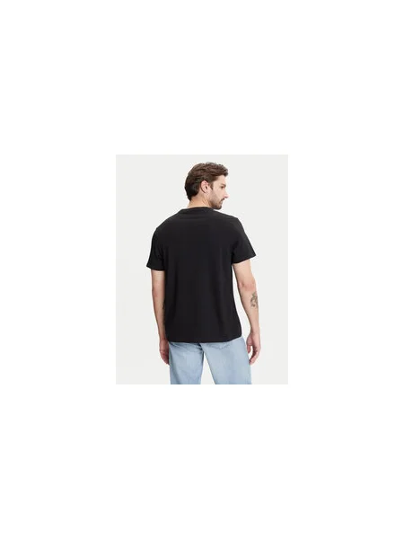 Calvin Klein Jeans Póló Deboss Mono Graphic Regular Fit fekete