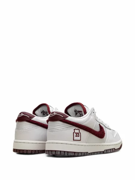 Sneakerși Nike Dunk retro din fleece alergare alb