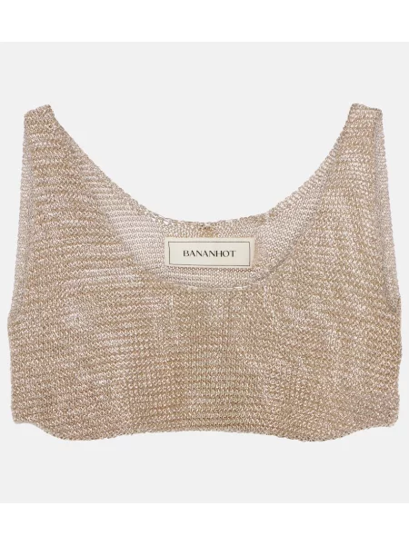 Sutien Bananhot tricotate auriu