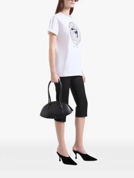 Tricou Nina Ricci cu imagine alb