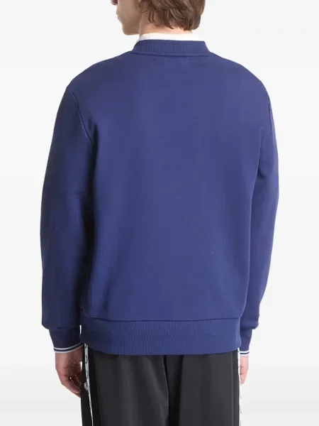 Hanorac Fred Perry cu broderie albastru