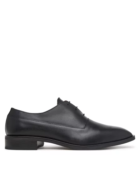 Calvin Klein Κλειστά παπούτσια Slim Ess Oxford Lth μαύρο