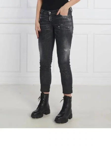 Blugi Jennifer Cropped Jea | low rise gri