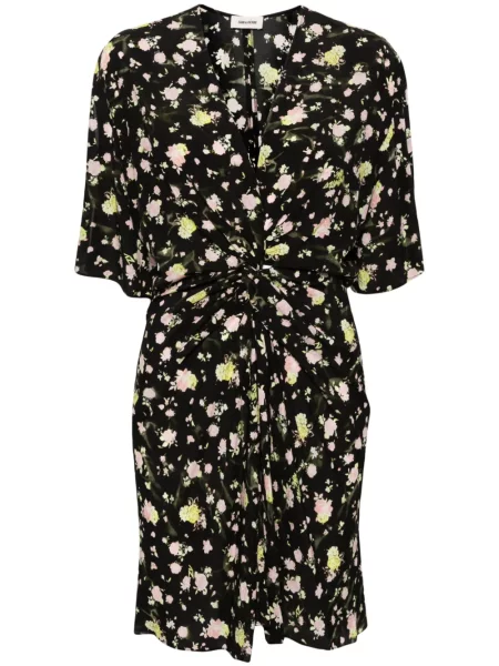Rochie Zadig&voltaire cu model floral cu imagine negru