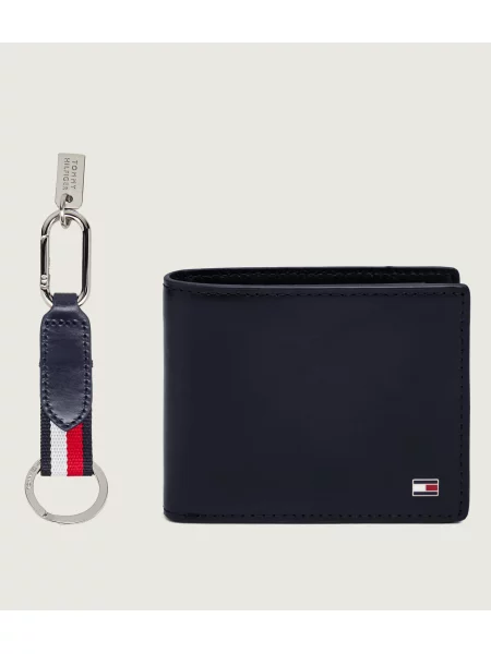 Tommy Hilfiger De piele portofel + breloc