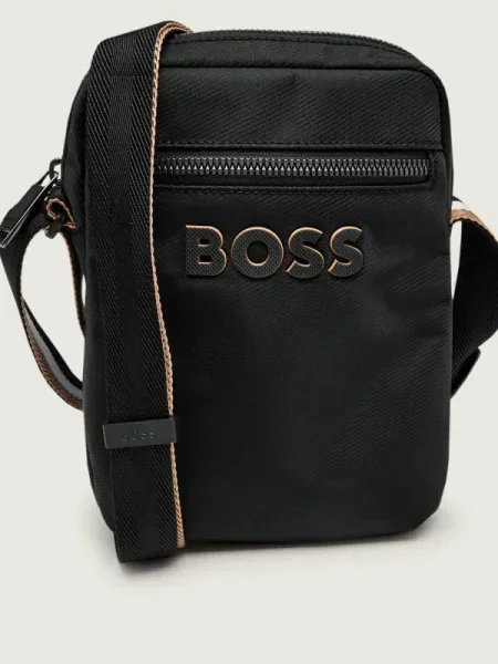 Válltáska BOSS Catch fekete