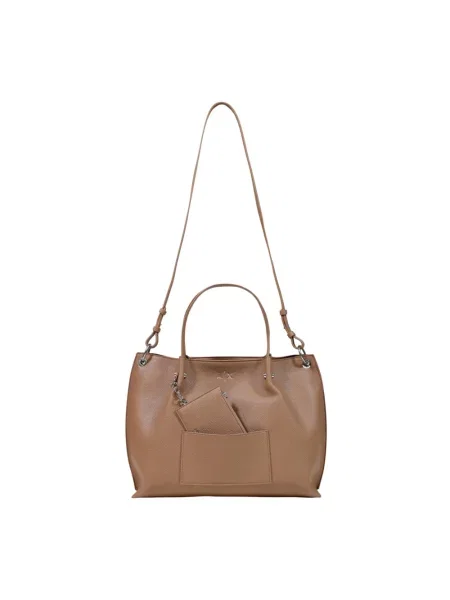 Shopperka Armani Exchange beżowa