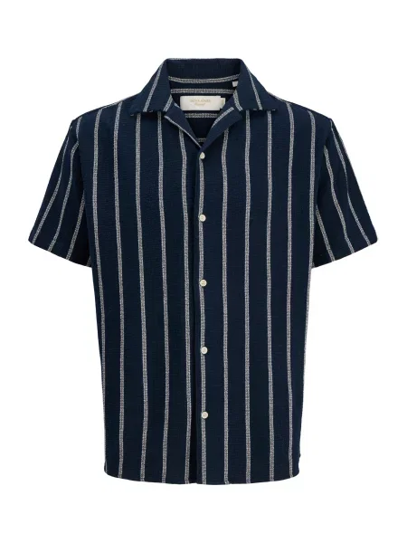 Jack & Jones Junior Cămașă JORCoba albastru noapte alb