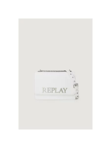 Crossbody torbica Replay bijela